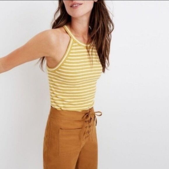 NWT MADEWELL Timeout Striped Tank G5487 XL - Picture 1 of 6